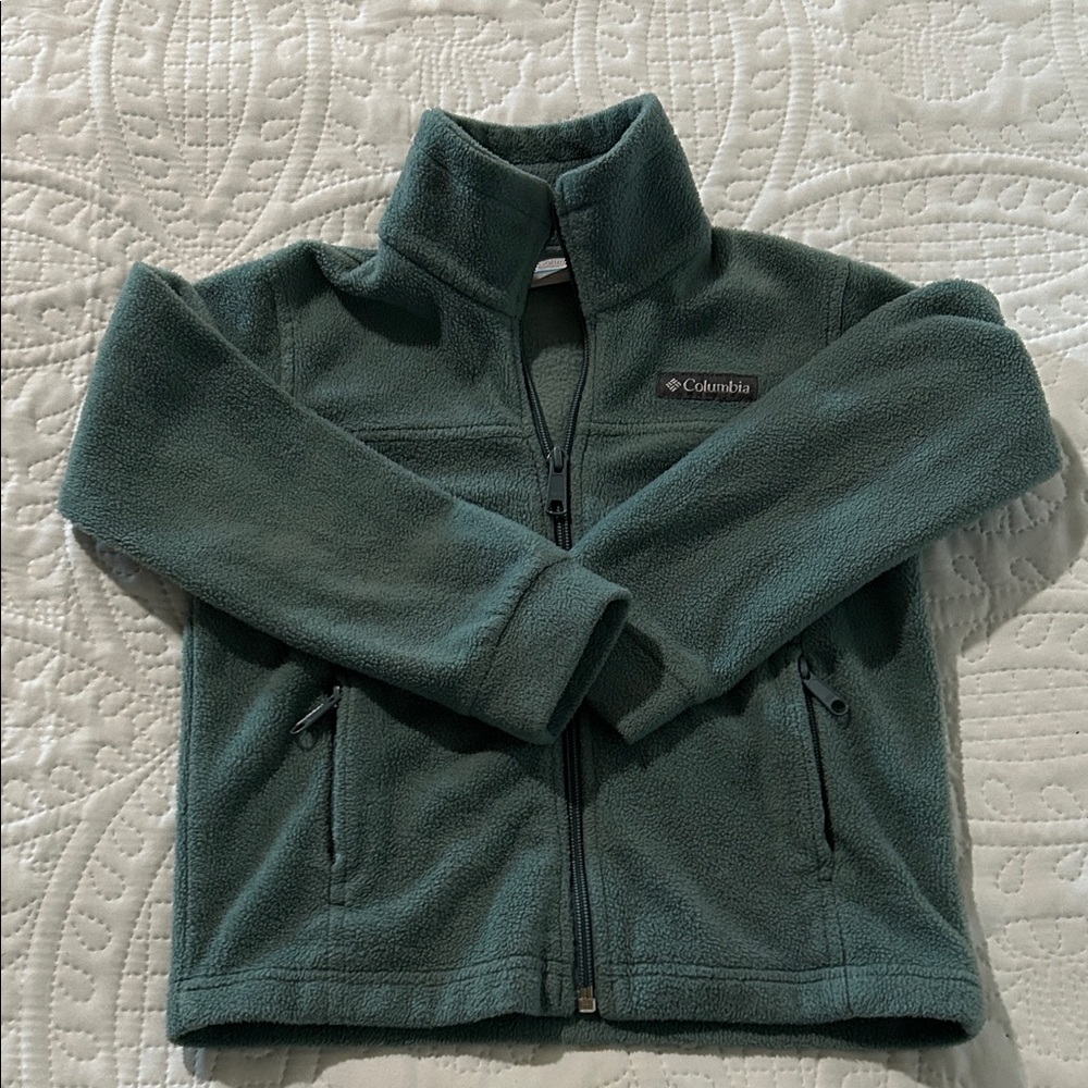 Columbia Dark Teal kids Full-Zip Fleece Jacket Sz:xxs